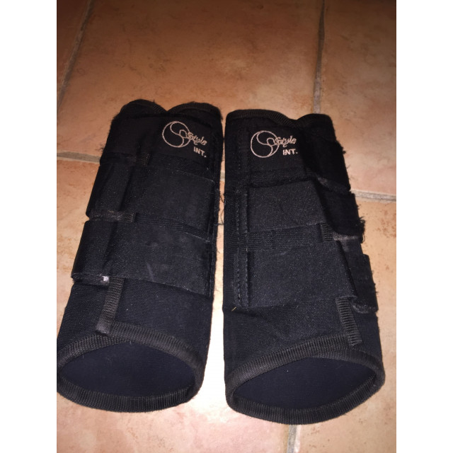 Guêtres de cross noires Style postérieurs TM