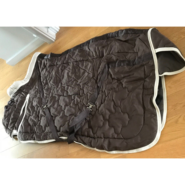 Couverture d'écurie marron Euro Star T145 cm 400g