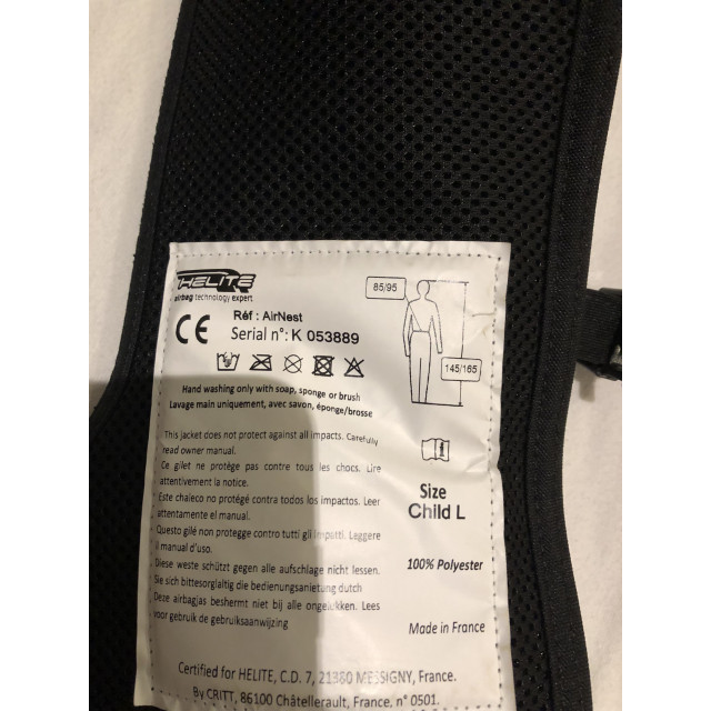 Gilet air bag