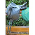 Selle de dressage DEVOUCOUX - Makila S noire - 17.5