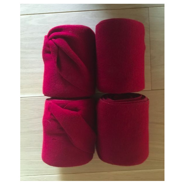 Bandes de travail rouges (cheval)