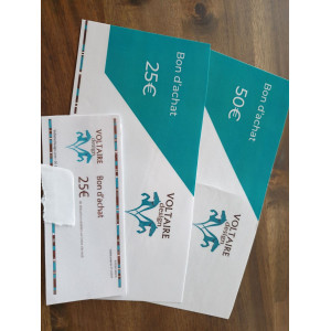 BONS D'ACHATS VOLTAIRE DESIGN