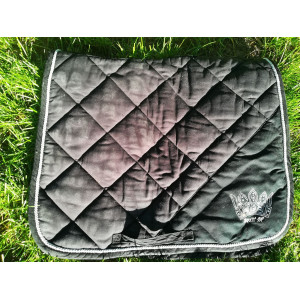 Tapis equitheme noir à strass