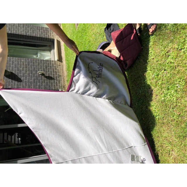 Couverture polaire avec couvre cou