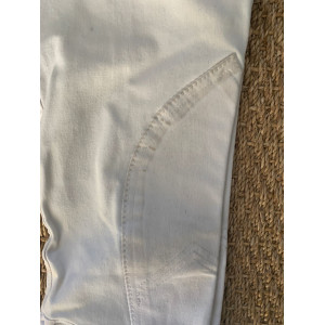 Pantalon d'équitation mixte blanc TIME RIDER