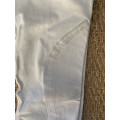 Pantalon d'équitation mixte blanc TIME RIDER