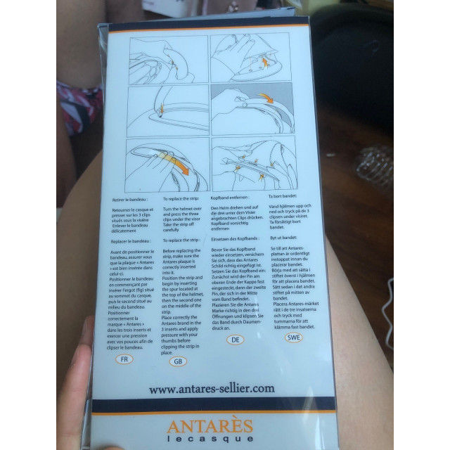 Bandeau antares gris