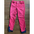 PANTALON ENFANT HKM PRO TEAM ROSE AVEC GRIP SILICONE