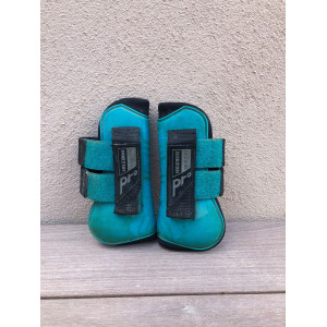 Guêtres ouverte bleu