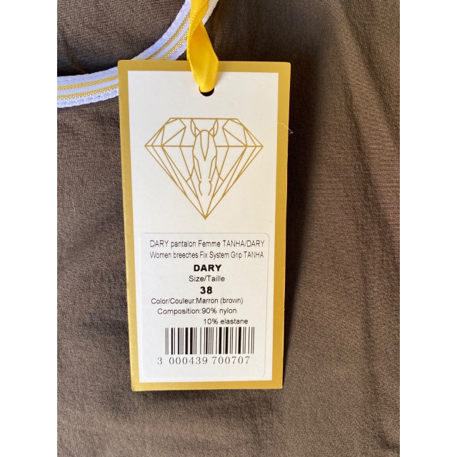 Pantalon marron Tanha avec silicone