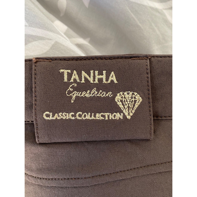 Pantalon marron Tanha avec silicone