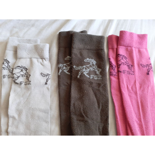 Chaussettes d'équitation Fouganza