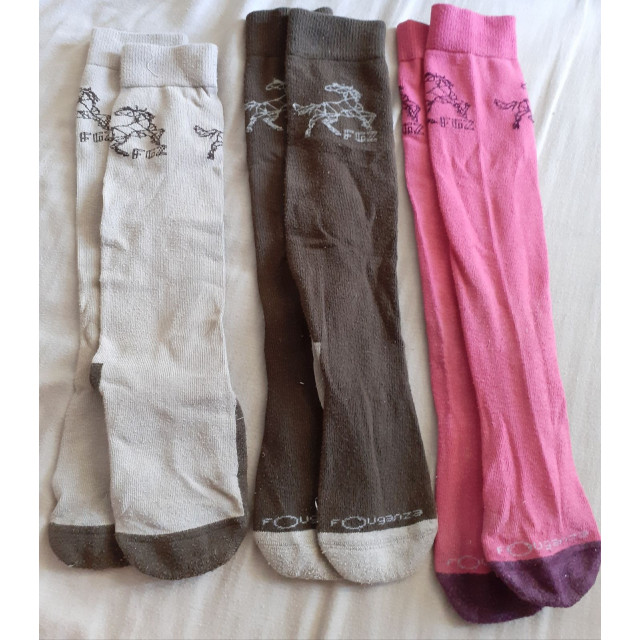 Chaussettes d'équitation Fouganza