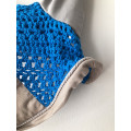 Bonnet Equi-Thème bleu et gris taille poney. Neuf sans étiquette.