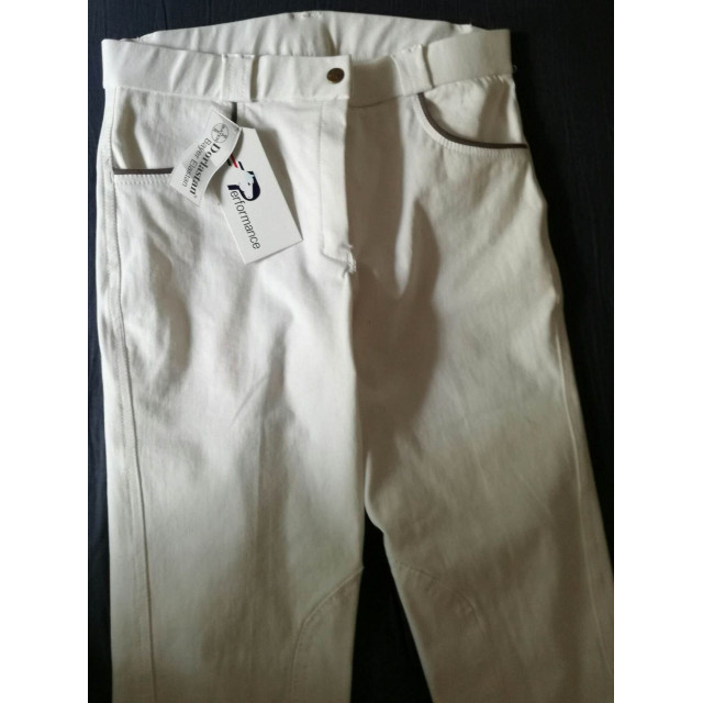 PANTALON BLANC NEUF AVEC ETIQUETTE PERFORMANCE