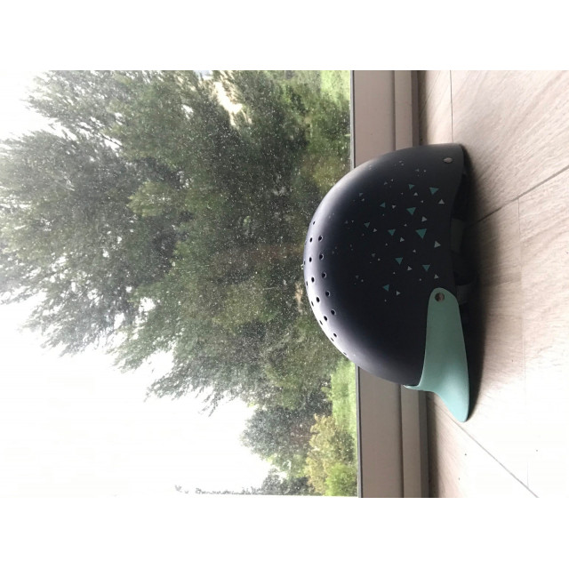 Casque bleu marine/turquoise fouganza