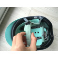 Casque bleu marine/turquoise fouganza