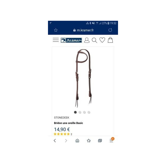 Bridon 1 oreille NEUF