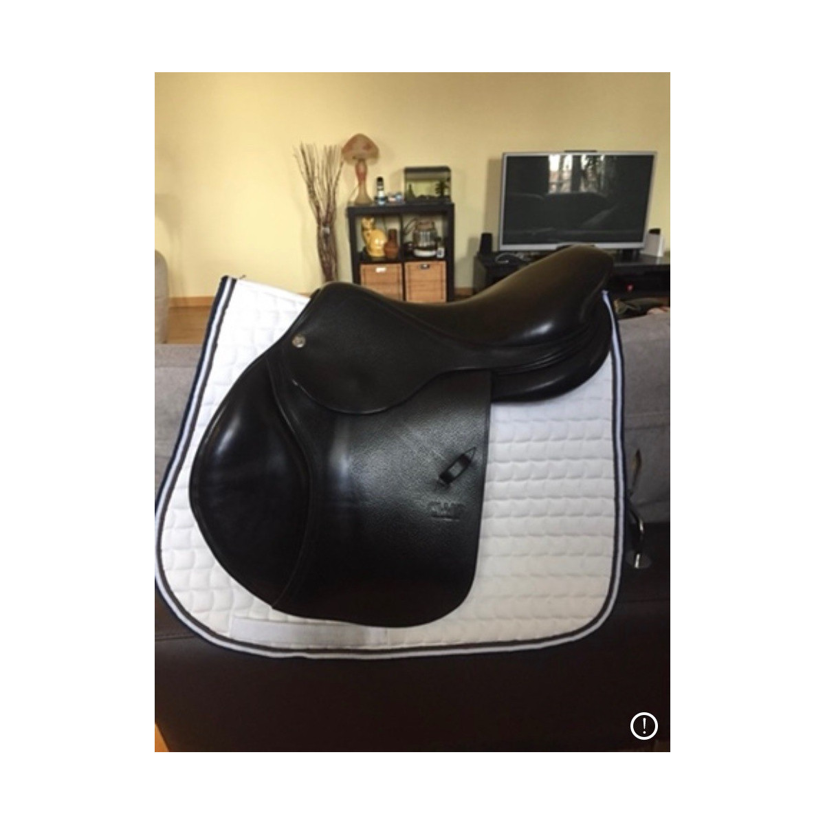Selle Mixte Tekna Synthétique - Taille 16'5, Noir, Occasion