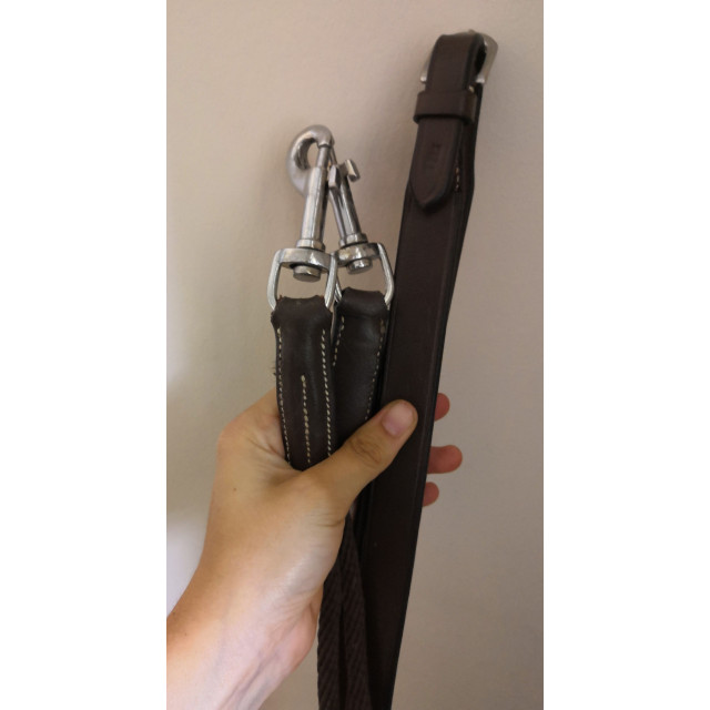 Rênes allemandes cuir/corde