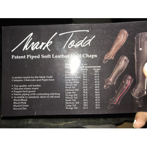 Mini chaps mark todd noire et rose