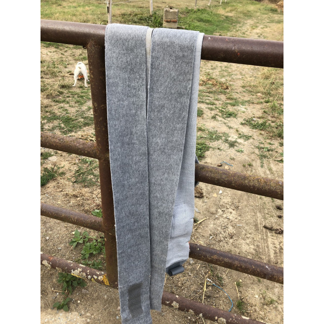 Bande de polo grise taille poney