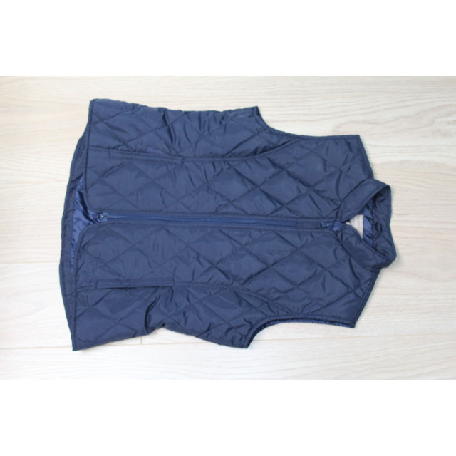 Veste légère matelassée sans manches marine