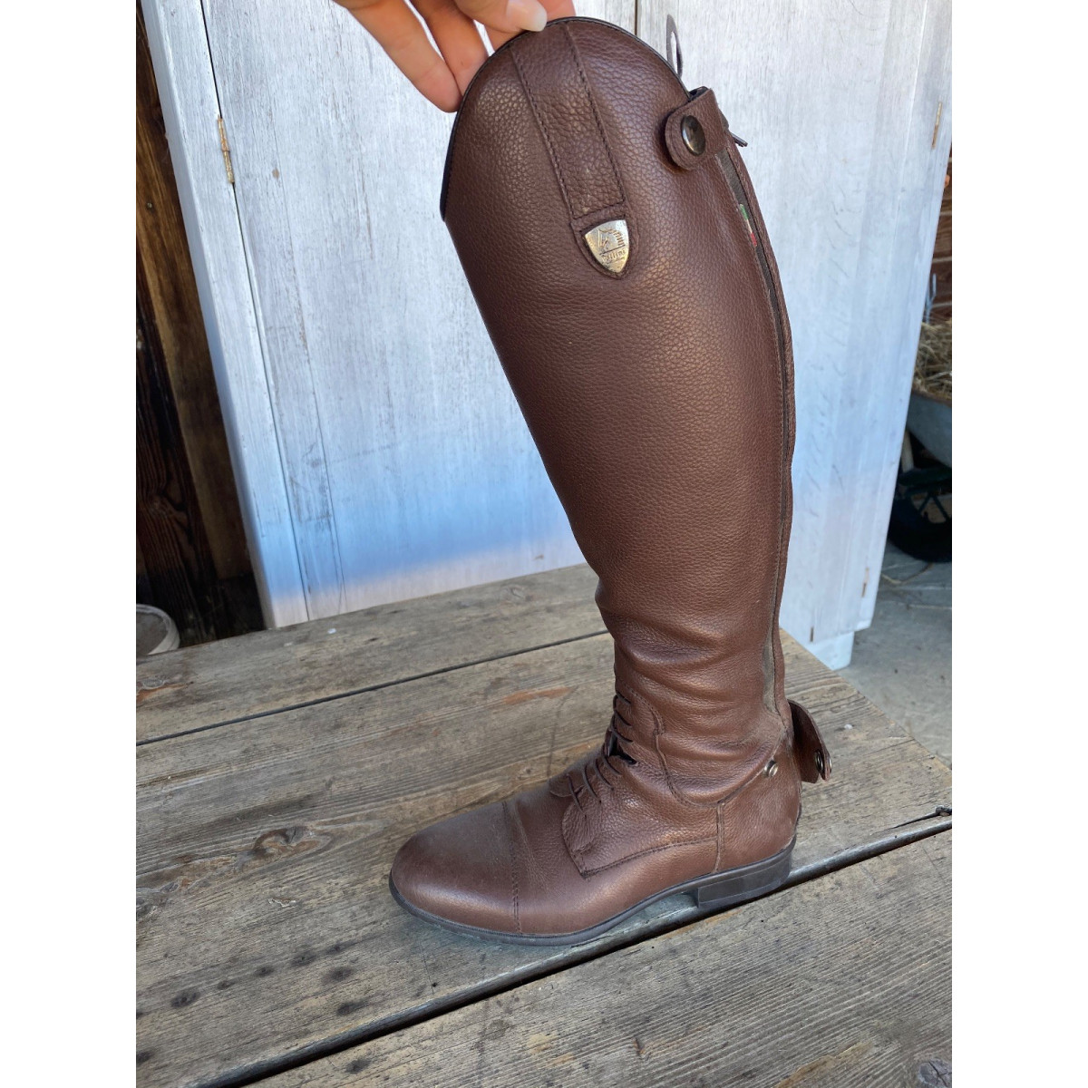 bottes equitation cuir tattini