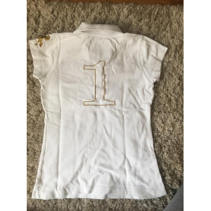 Polo blanc Mountain Horse