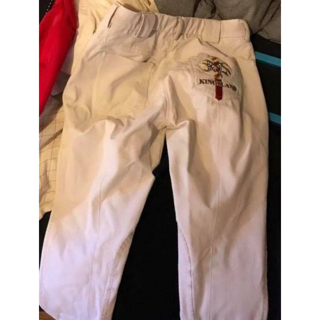 pantalon concours blanc kingsland swarowski T32