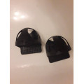 Etriers équitation inox adultes et Coques de sécurité pour étriers équitation adulte MATRIX 120 noir