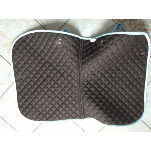 Tapis chocolat/bleu Fouganza