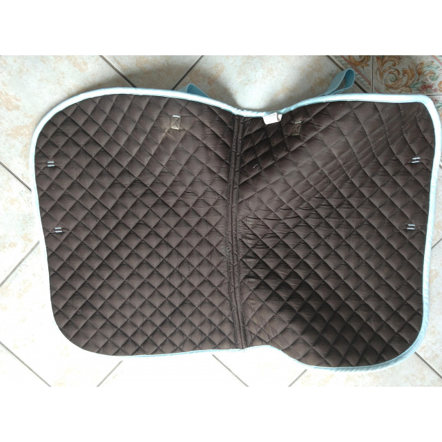 Tapis chocolat/bleu Fouganza