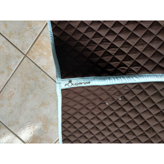 Tapis chocolat/bleu Fouganza