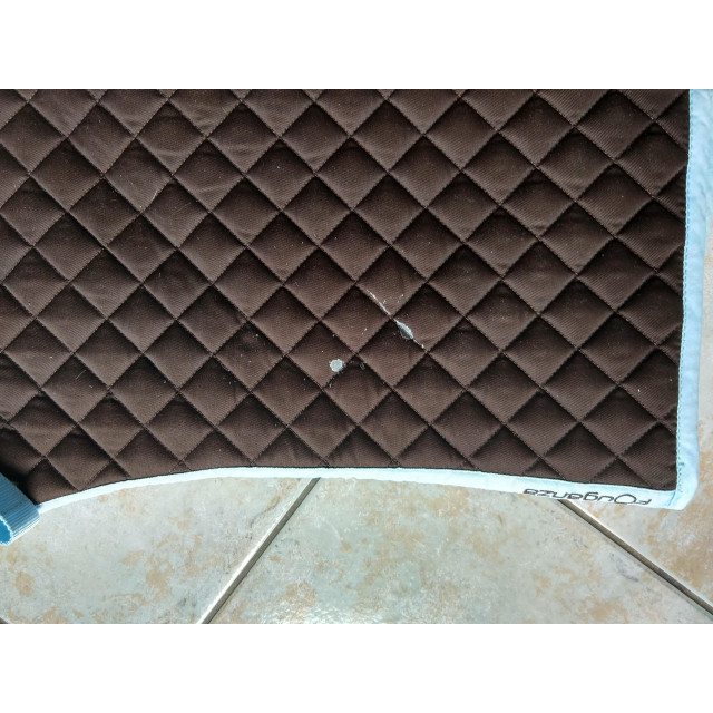 Tapis chocolat/bleu Fouganza