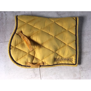 Tapis de selle scapa sport - Jaune - taille cheval