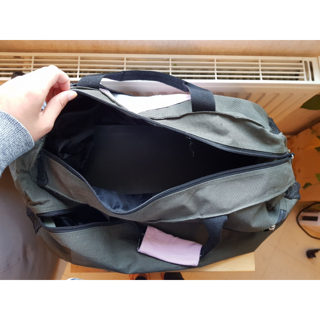 Sac de sport mais convient pour les affaires d'équitation.