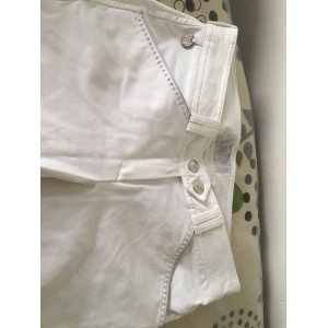 Pantalon blanc strass jump’in