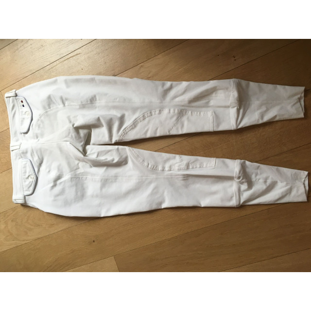 Pantalon blanc strass jump’in