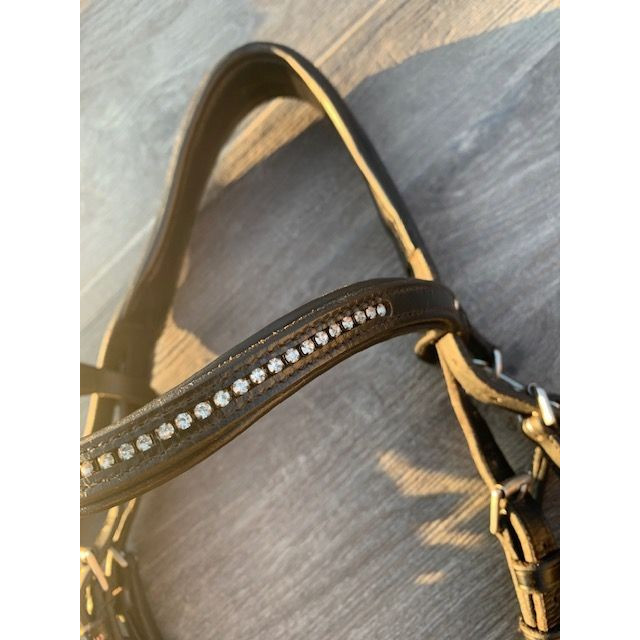 BRIDON COMPLET AVEC MORS + RENES - TRES BON ETAT