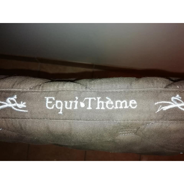 Tapis Equi-Thème marron losanges