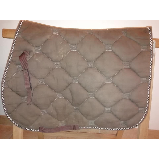 Tapis Equi-Thème marron losanges