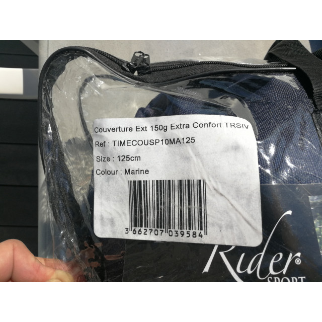 Couverture TIME RIDER bleu marine