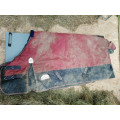 Couverture  + couvre cou Equitheme - modele Tyrex - 1200 deniers - 300g