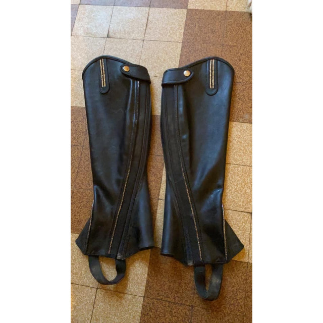 Chaps noire L glitter / strass