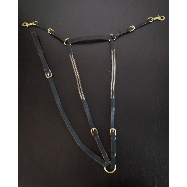 Collier de chasse cuir et élastiques