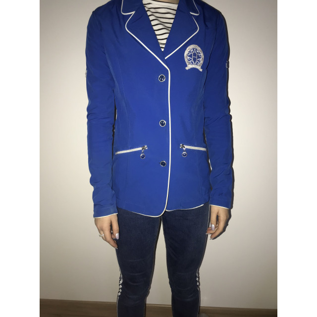Veste harcour bleu roi
