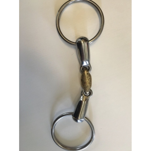 Mors deux anneaux double brisure 115mm