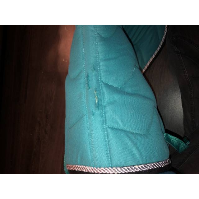 Ensemble bleu turquoise
