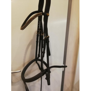 Bridon muserolle combinée Schockemöhle Xtreme + strass Swarovski